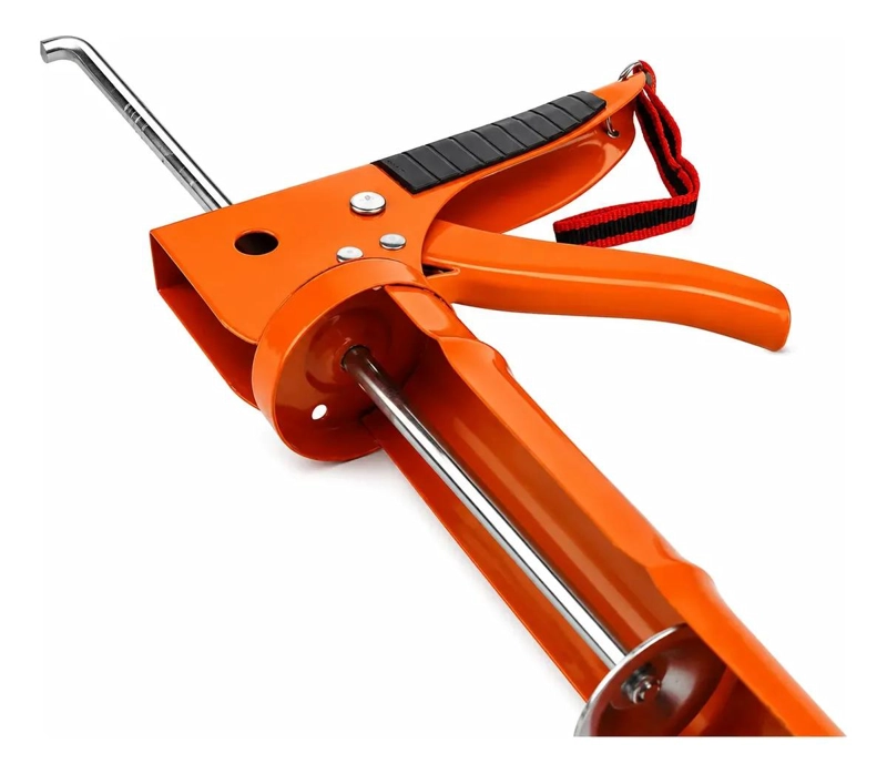 PISTOLA APLICADORA METALICA PROFESIONAL PARA SILICONA Y SELLADORES - 2