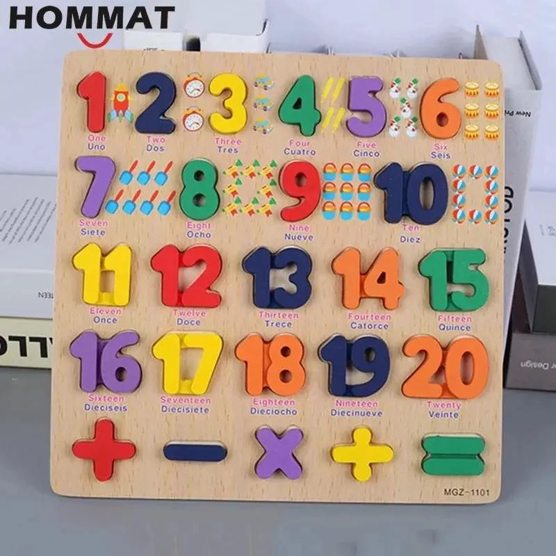 ROMPECABEZAS DE MADERA ABECEDARIO Y NUMEROS PARA APRENDER - 5