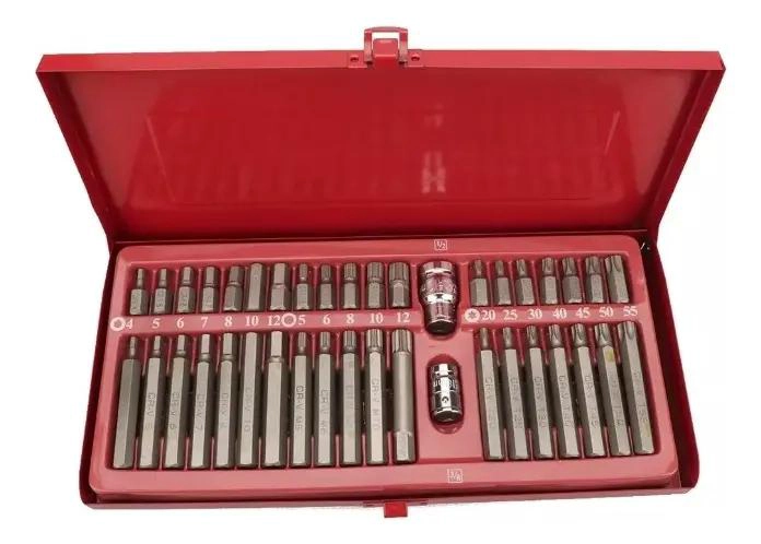 KIT COMPLETO DE PUNTAS TORX ALLEN IMBUS 40 PIEZAS - 1