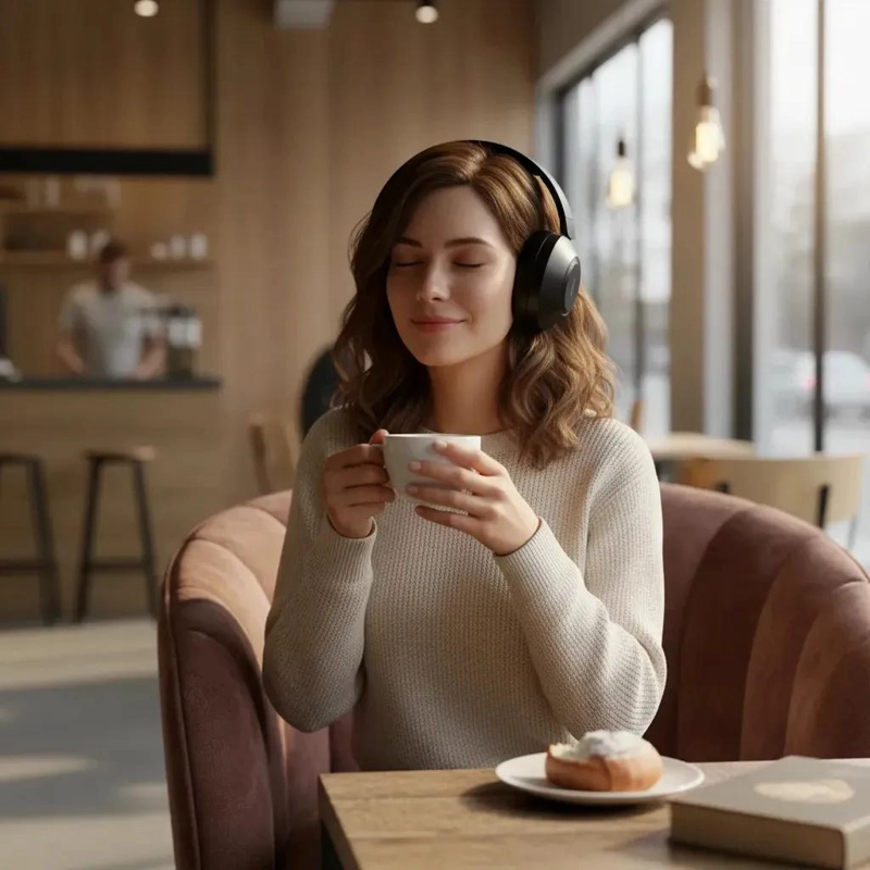 AUDIFONOS BLUETOOTH CON CANCELACION ACTIVA DE RUIDO - 1