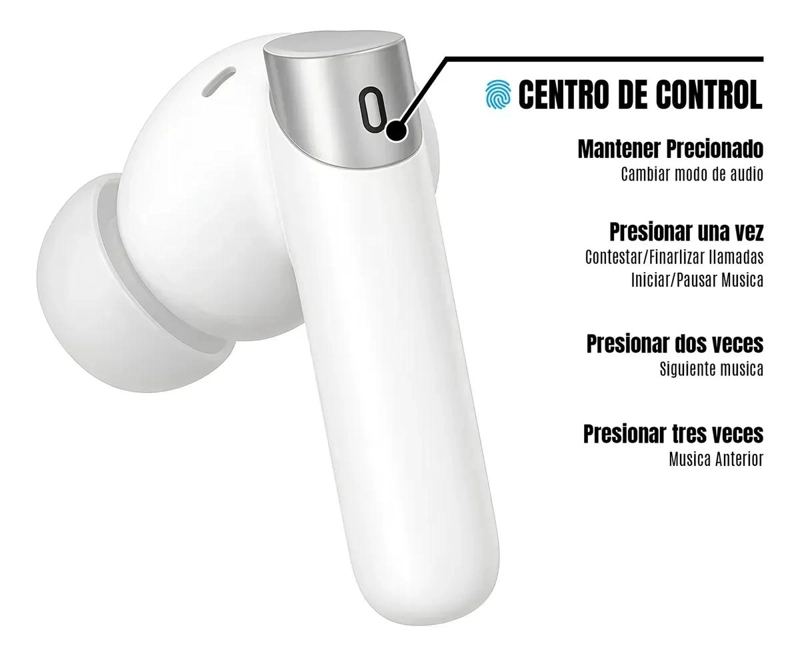 AURICULARES IN-EAR BLUETOOTH CON CANCELACION DE RUIDO ACTIVA - 2