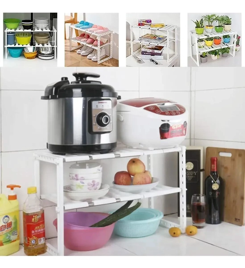 ESTANTE ORGANIZADOR EXPANDIBLE PARA COCINA DE 50 A 70 CM - 4
