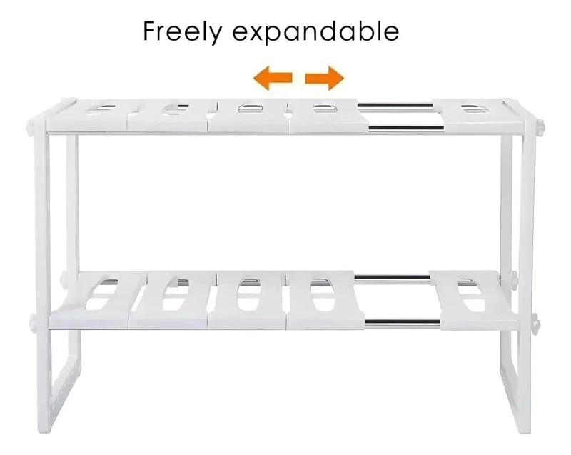 ESTANTE ORGANIZADOR EXPANDIBLE PARA COCINA DE 50 A 70 CM - 6