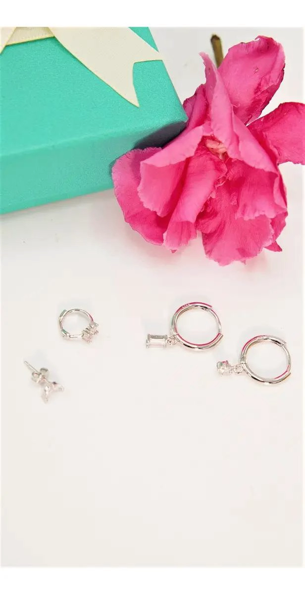 PACK DE AROS DE ARGOLLAS PARA PIERCING EN PLATA 925 - 2