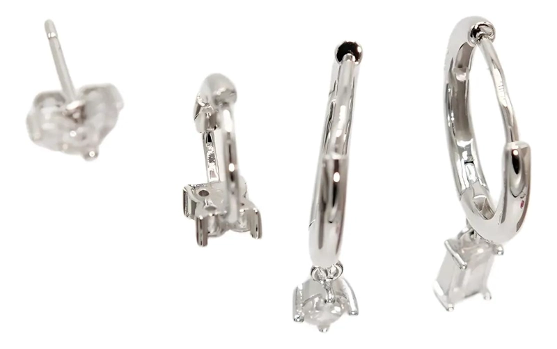 PACK DE AROS DE ARGOLLAS PARA PIERCING EN PLATA 925 - 7