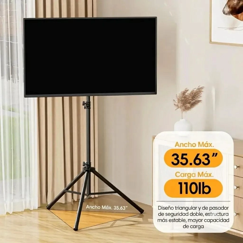 TRIPODE AJUSTABLE PARA TELEVISOR DE 37 A 70 PULGADAS - 7