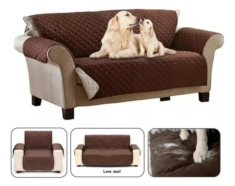 FUNDA PROTECTORA IMPERMEABLE PARA SOFA DE TRES CUERPOS - 3