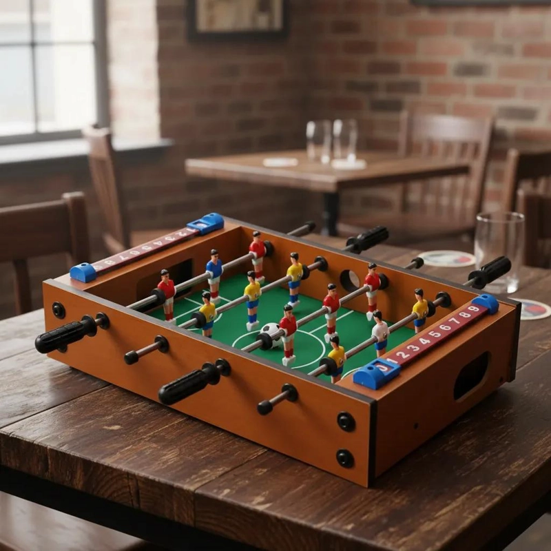 JUEGO DE FUTBOLITO DE MESA COMPACTO PARA NIÑOS Y FAMILIAS - 2