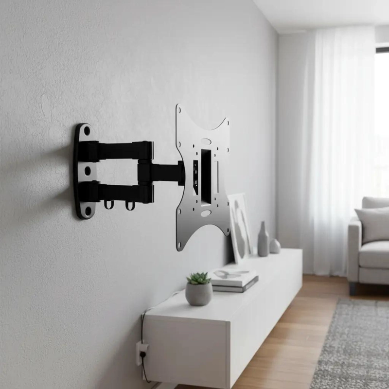 SOPORTE UNIVERSAL INCLINABLE Y GIRATORIO PARA TV DE 23 A 42 PULGADAS - 3