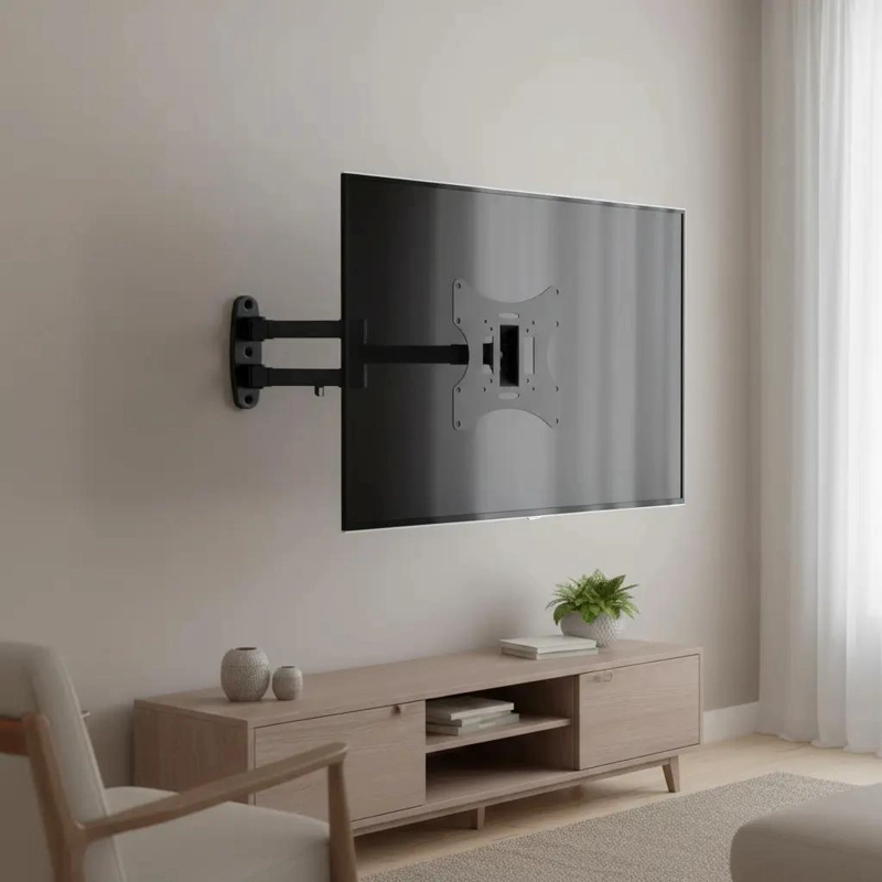 SOPORTE UNIVERSAL INCLINABLE Y GIRATORIO PARA TV DE 23 A 42 PULGADAS - 7