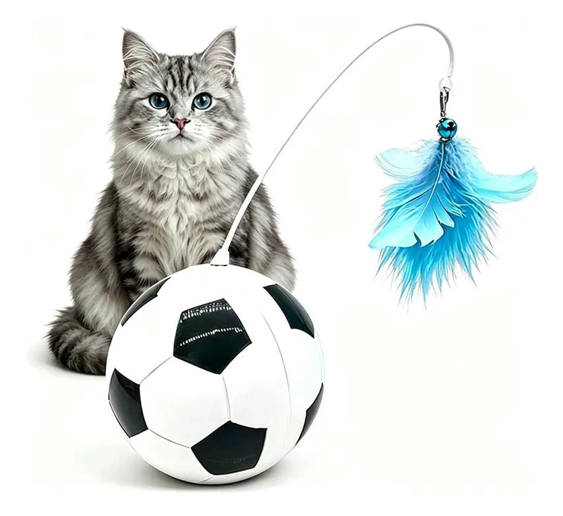 JUGUETE INTERACTIVO PARA GATOS CON DISPENSADOR DE COMIDA - 2