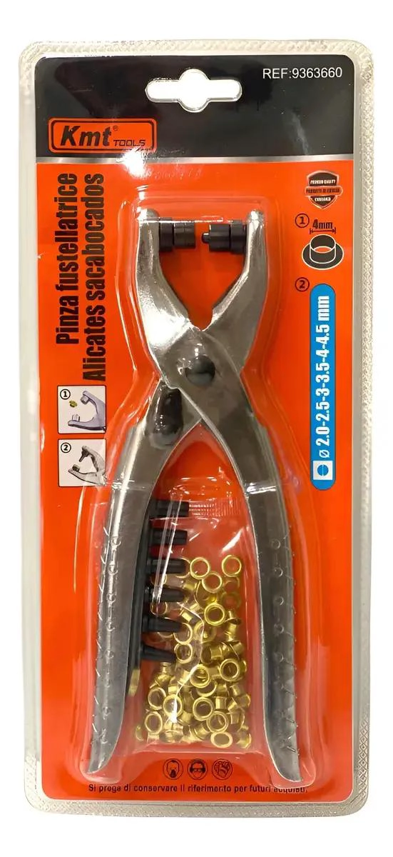 JUEGO DE PUNZONES PARA PERFORACION DE 2 A 4.5 MM - 3