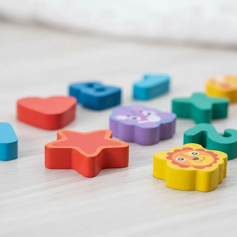JUGUETE EDUCATIVO DE MADERA 7 EN 1 PARA APRENDIZAJE TEMPRANO - 4