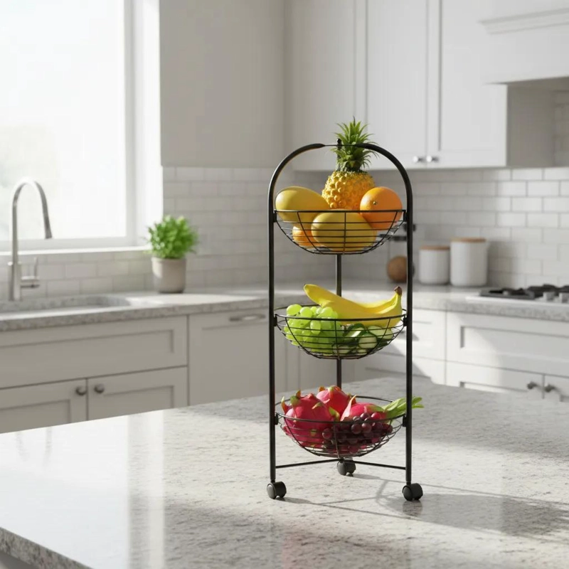CARRO ORGANIZADOR MOVIL DE 75CM PARA COCINA Y ALMACENAMIENTO - 5