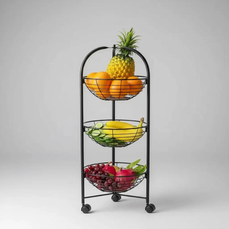 CARRO ORGANIZADOR MOVIL DE 75CM PARA COCINA Y ALMACENAMIENTO - 6