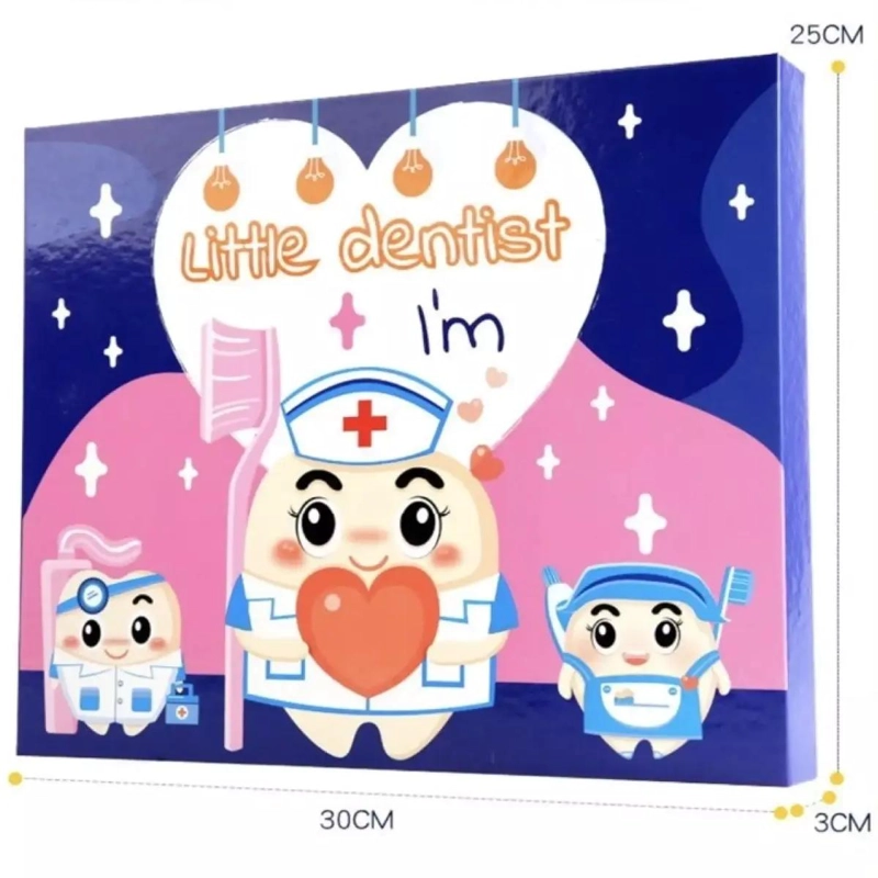SET MONTESSORI SOY UN PEQUEÑO DENTISTA JUGUETE DE MADERA - 6