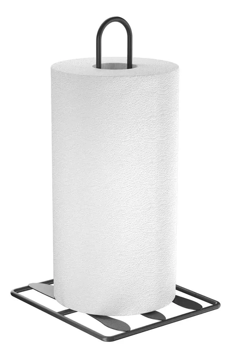 SOPORTE PARA ROLLO DE PAPEL ABSORBENTE DE ACERO PARA COCINA - 1