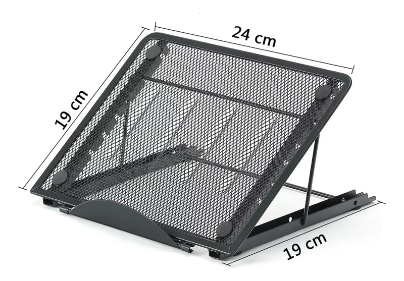 SOPORTE PLEGABLE DE ACERO PARA NOTEBOOK Y TABLETA - 4