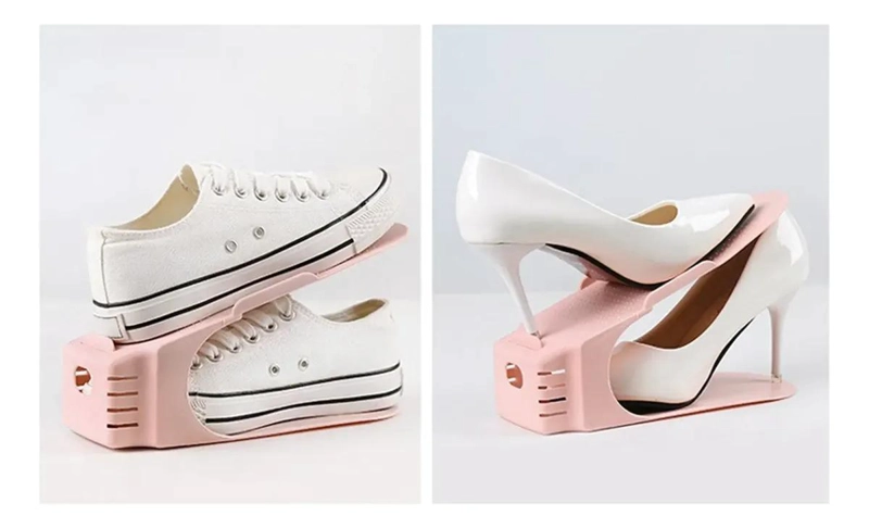 SET DE 8 ALZADORES DE ZAPATOS PARA ORGANIZAR - 10
