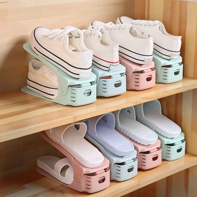 SET DE 8 ALZADORES DE ZAPATOS PARA ORGANIZAR - 4