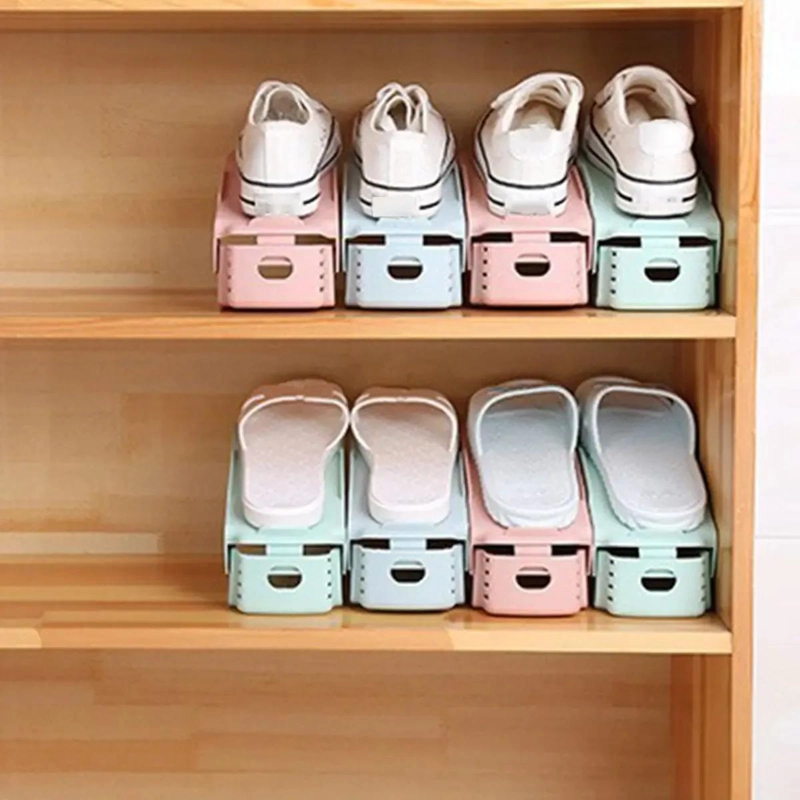 SET DE 8 ALZADORES DE ZAPATOS PARA ORGANIZAR - 8