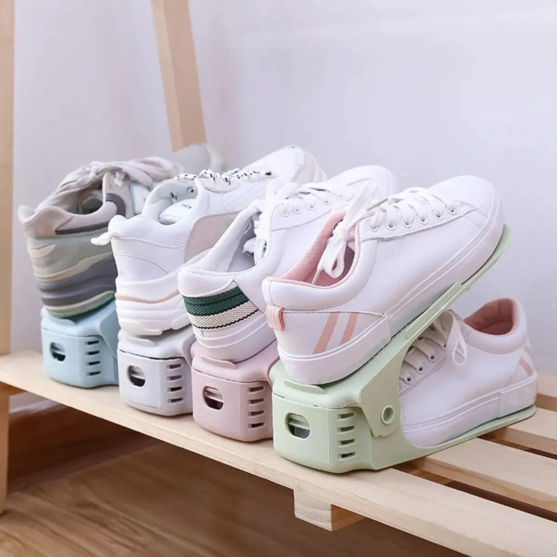 SET DE 8 ALZADORES DE ZAPATOS PARA ORGANIZAR - 9