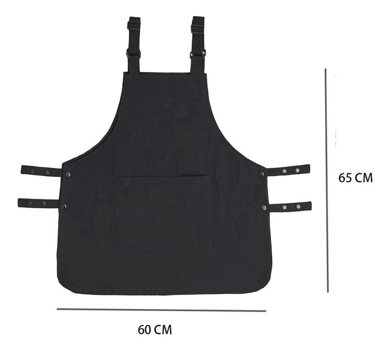 DELANTAL PECHERA IMPERMEABLE TIPO CHALECO PARA COCINA Y JARDINERIA - 6
