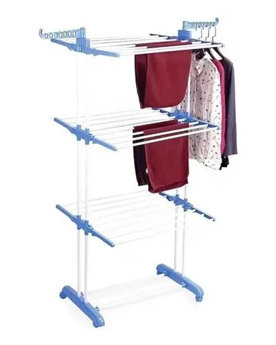 TENDEDERO COLGADOR PLEGABLE DE 3 NIVELES PARA ROPA - 5