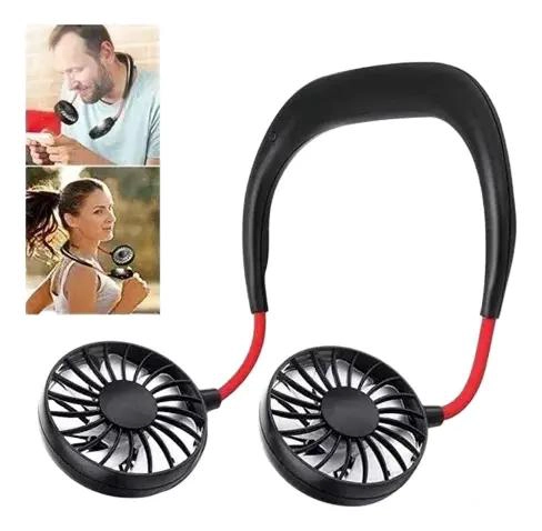 VENTILADOR PORTATIL DE CUELLO RECARGABLE CON 3 VELOCIDADES - 2