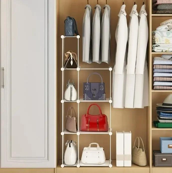 ARMARIO ORGANIZADOR ARMABLE DE 8 NIVELES PARA ROPA Y ACCESORIOS - 6