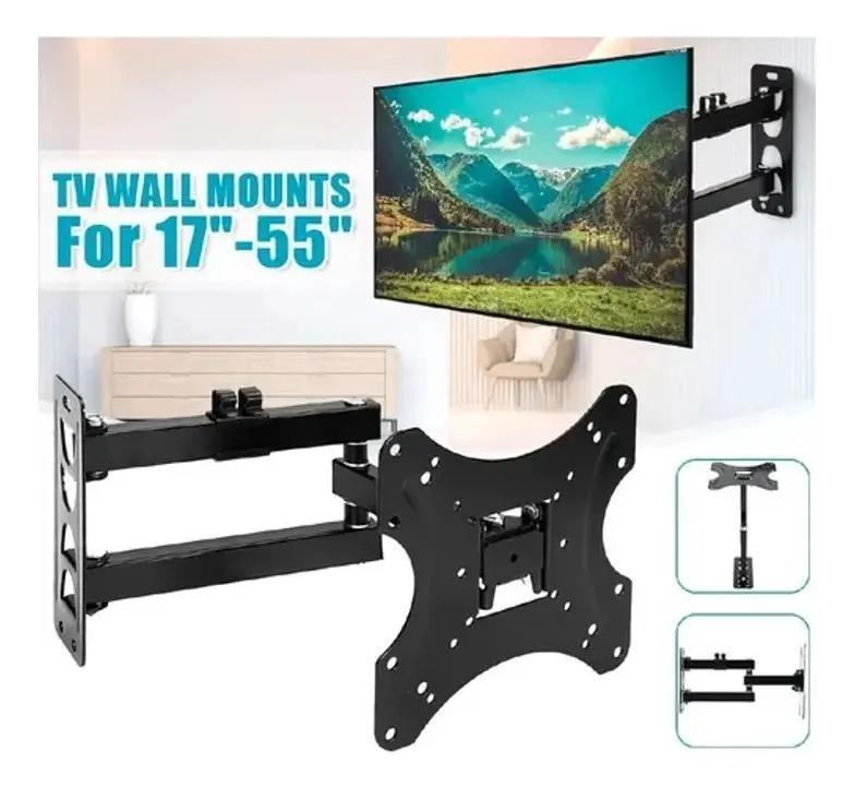 SOPORTE DE TELEVISOR CON BRAZO AJUSTABLE PARA PANTALLAS DE 14 A 55 PULGADAS - 5