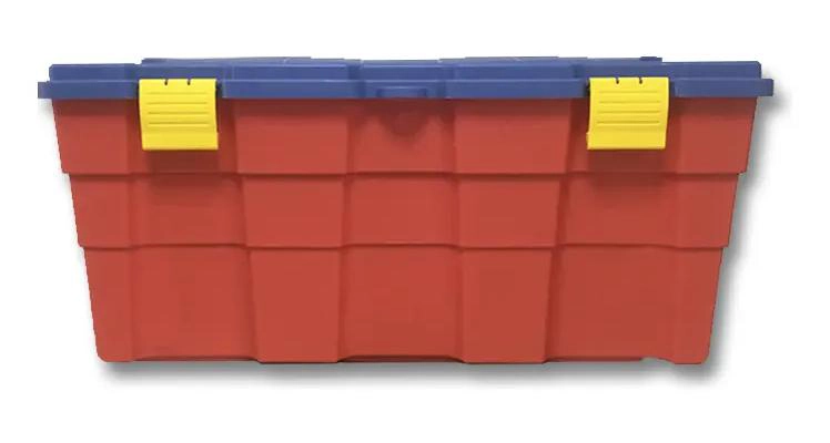 BAUL ORGANIZADORA 100 LITROS CON RUEDAS Y TAPA BISAGRA - 5