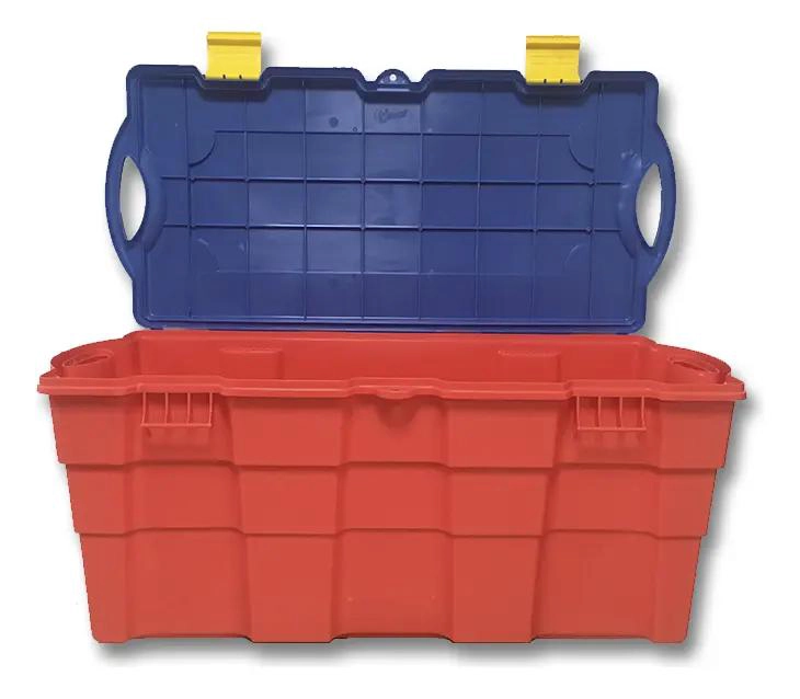 BAUL ORGANIZADORA 100 LITROS CON RUEDAS Y TAPA BISAGRA - 6