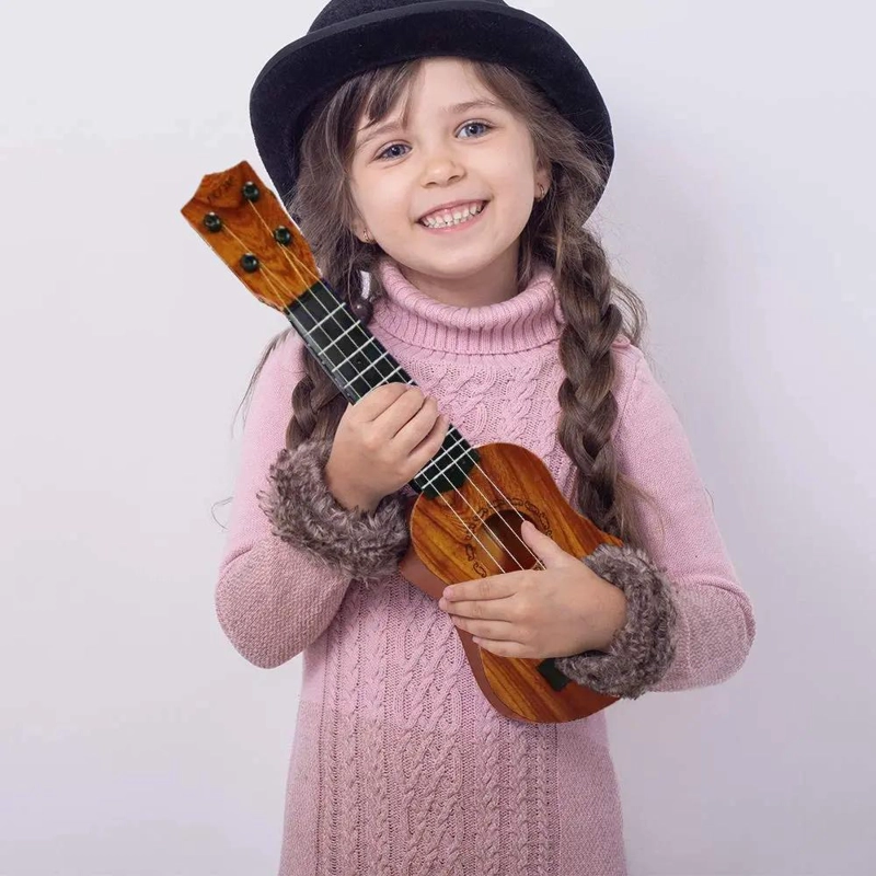 GUITARRA ACUSTICA DE MADERA PARA NIÑOS DE 3 A 7 AÑOS - 2