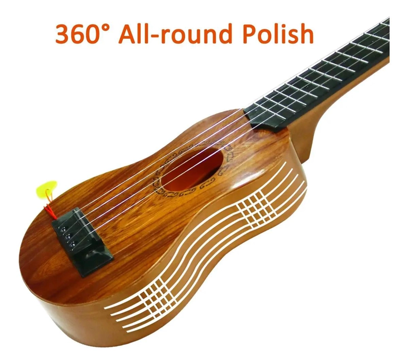 GUITARRA ACUSTICA DE MADERA PARA NIÑOS DE 3 A 7 AÑOS - 6