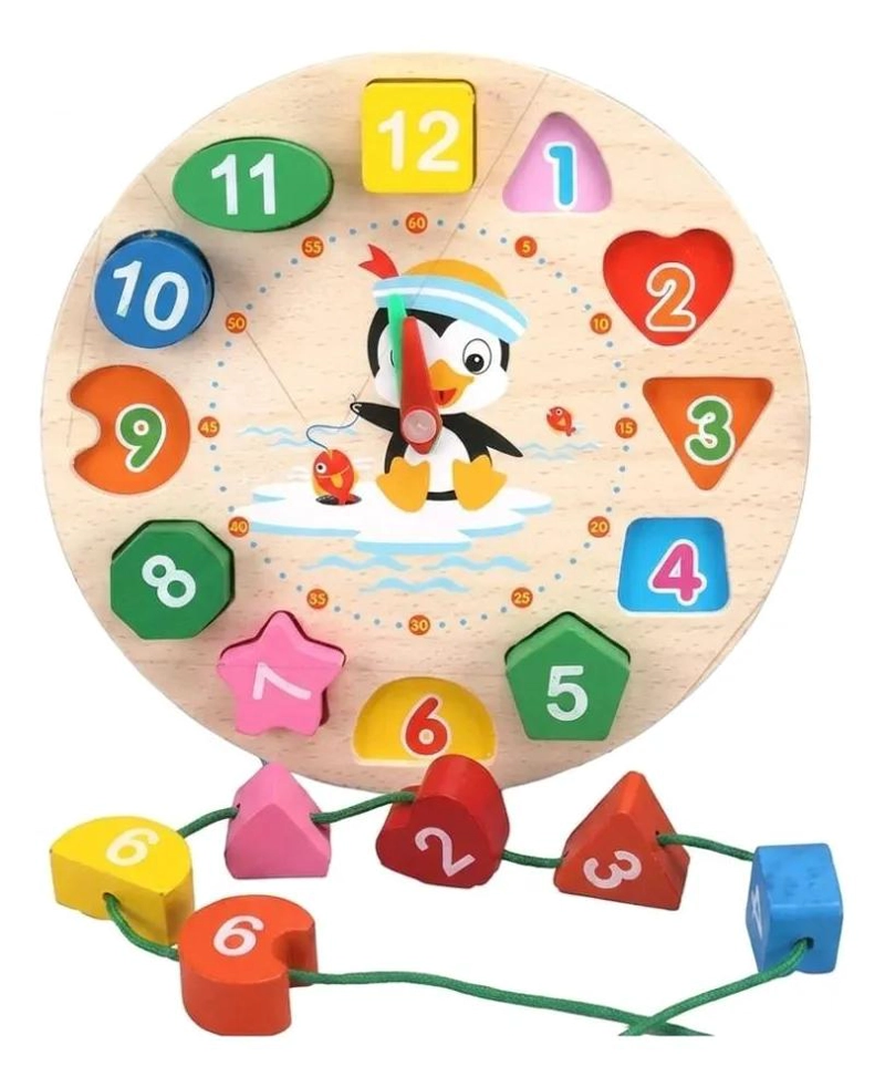 SET DE JUGUETES DIDACTICOS DE MADERA PARA APRENDIZAJE INFANTIL - 6