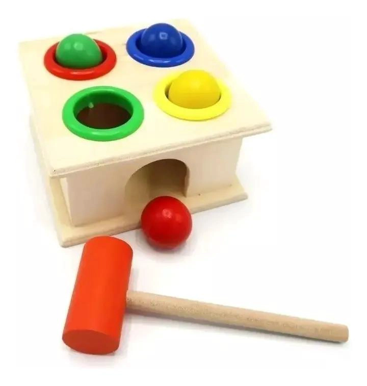 PACK DE 4 JUGUETES DIDACTICOS DE MADERA PARA APRENDIZAJE INFANTIL - 2