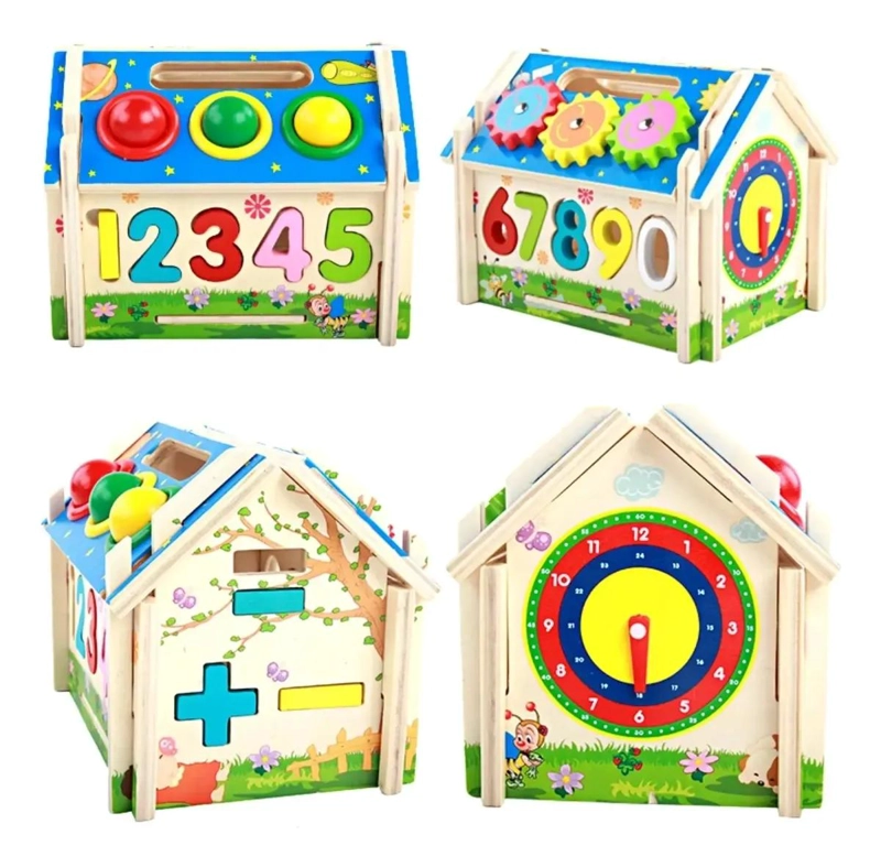 BLOQUE DE ACTIVIDADES DE MADERA PARA ESTIMULACION INFANTIL - 3