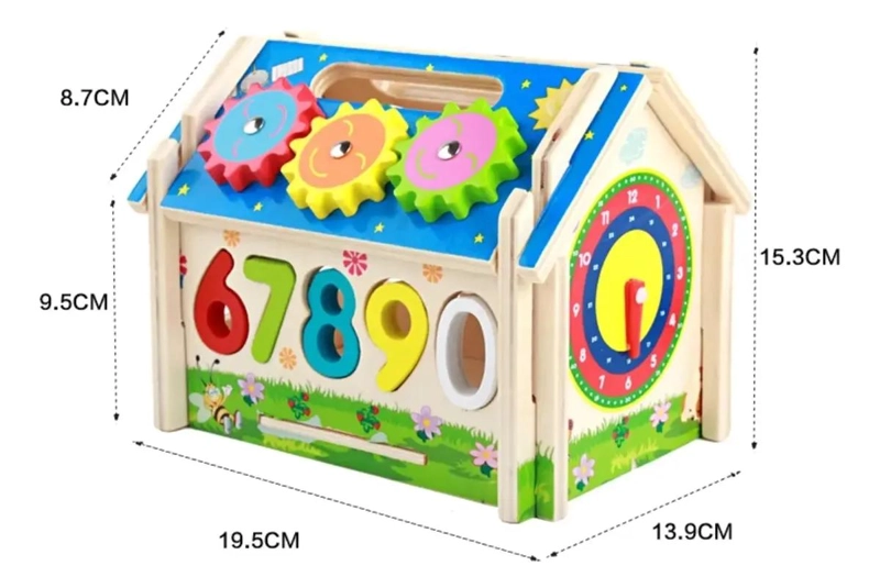 BLOQUE DE ACTIVIDADES DE MADERA PARA ESTIMULACION INFANTIL - 9