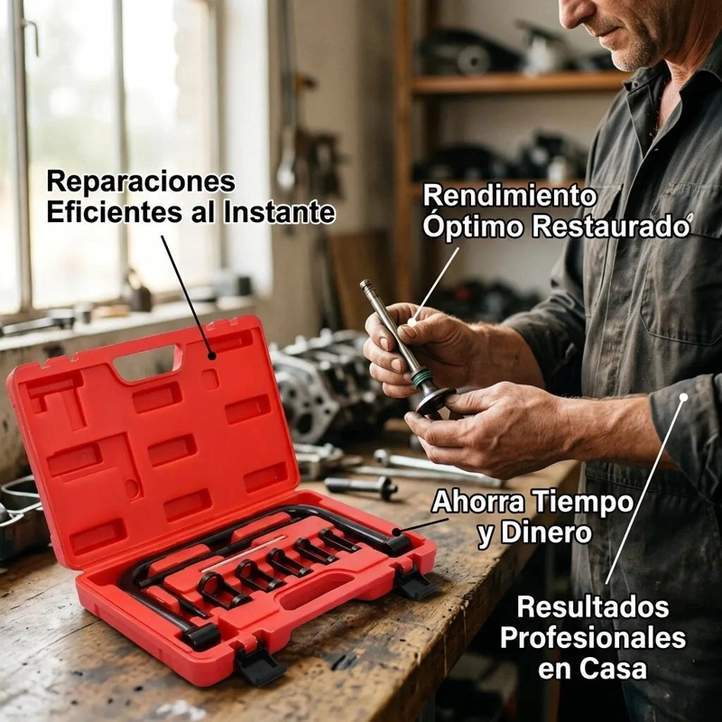 KIT EXTRACTOR DE VALVULAS PARA MANTENIMIENTO DE MOTORES - 3