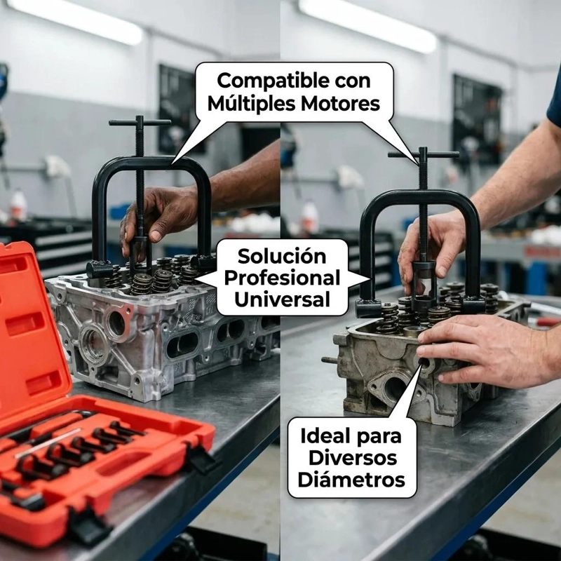 KIT EXTRACTOR DE VALVULAS PARA MANTENIMIENTO DE MOTORES - 6