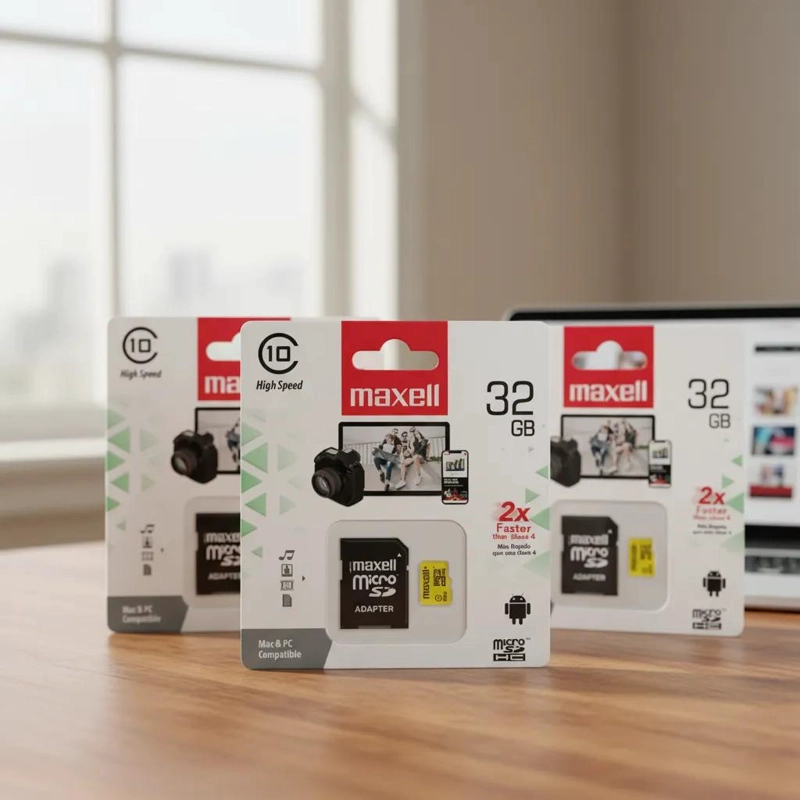 PACK DE 3 TARJETAS MICROSD DE 32GB CLASE 10 PARA ALMACENAMIENTO - 2