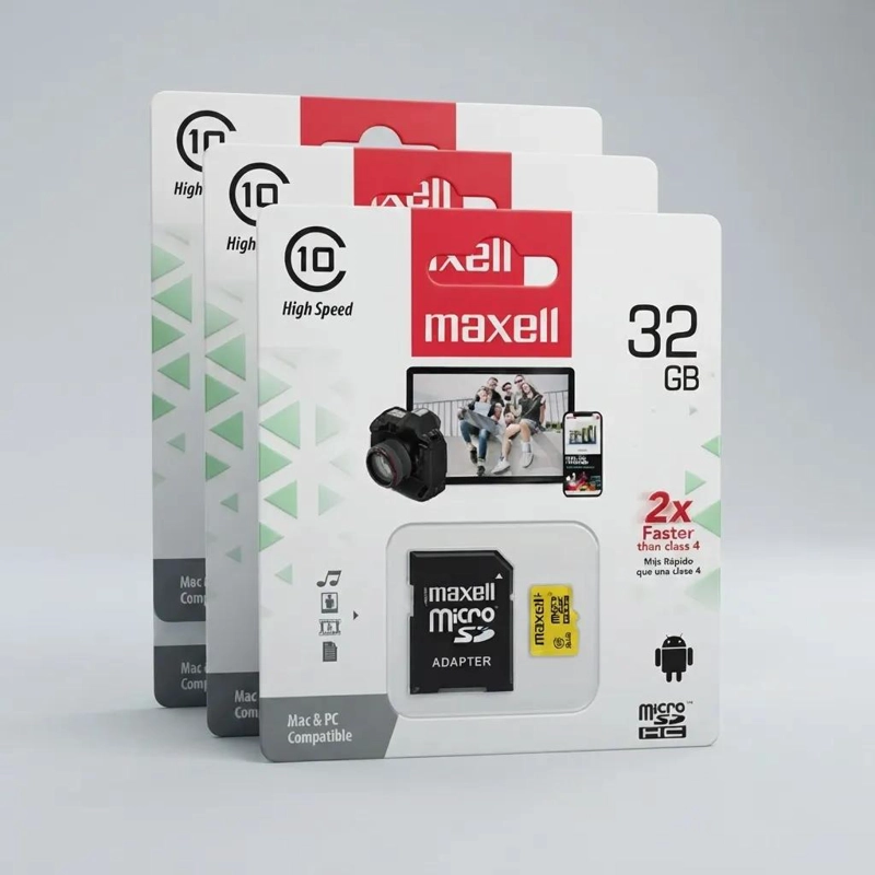 PACK DE 3 TARJETAS MICROSD DE 32GB CLASE 10 PARA ALMACENAMIENTO - 5