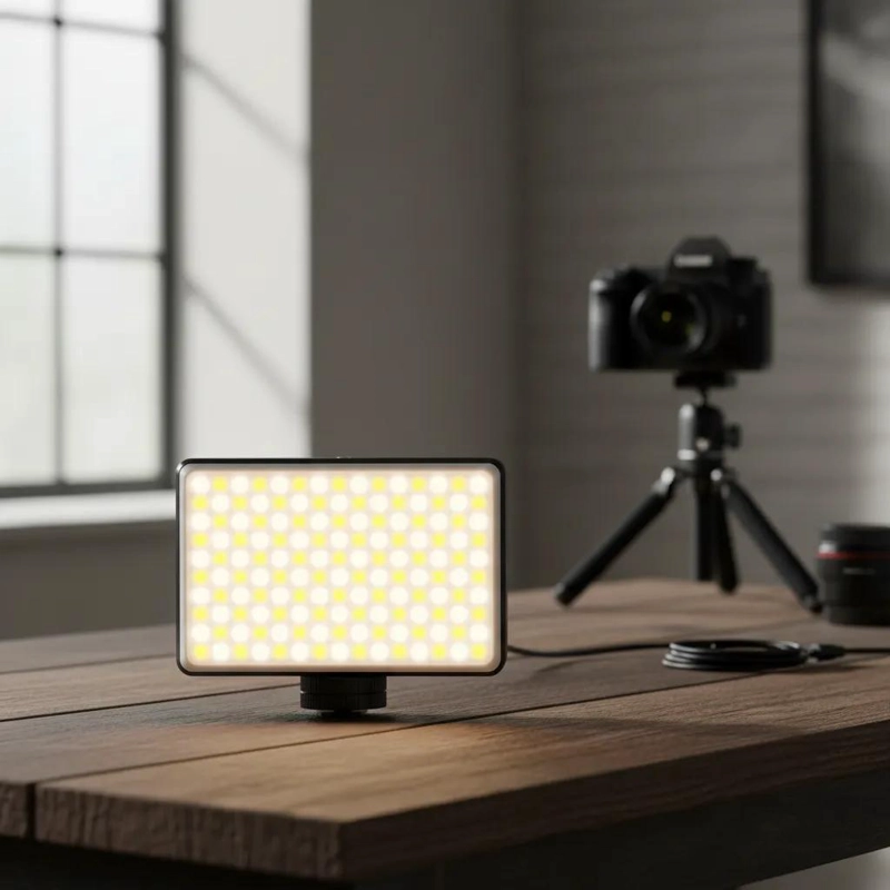 LUZ LED RECARGABLE PORTATIL PARA FOTOGRAFIA Y SELFIES - 2