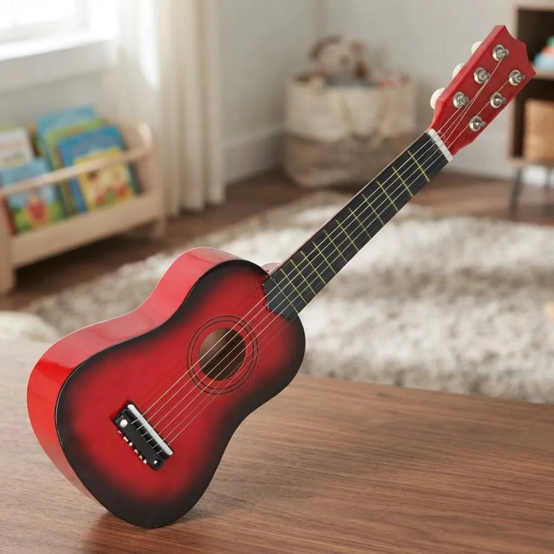 GUITARRA ACUSTICA DE MADERA PARA NIÑOS DE 60 CM IDEAL PARA APRENDER - 2
