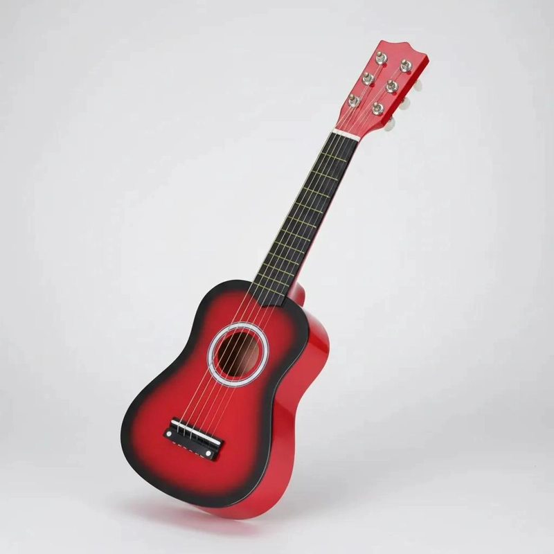 GUITARRA ACUSTICA DE MADERA PARA NIÑOS DE 60 CM IDEAL PARA APRENDER - 5