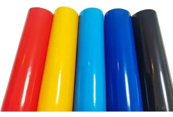 VINILO ADHESIVO DECORATIVO DE CORTE BRILLANTE 120 GRS 0.61X12 MT - 4