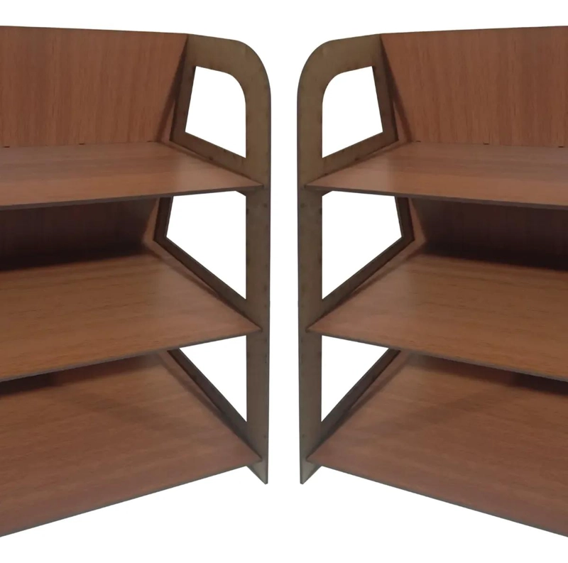 EXHIBIDOR ESCALONADO DE 3 NIVELES PARA PRODUCTOS - 5