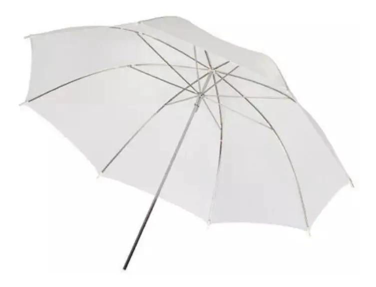 PARAGUAS TRANSLUCIDO BLANCO DE 84 CM PARA FOTOGRAFIA - 1