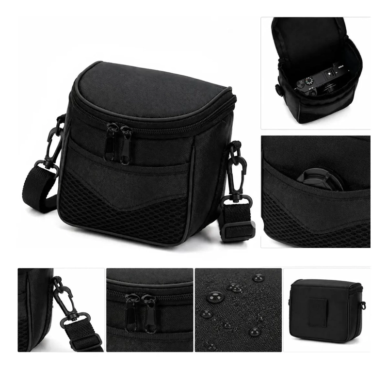 BOLSO ACOLCHADO COMPACTO PARA CAMARA DIGITAL CON CORREA - 1